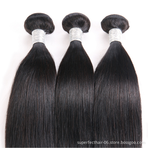 Super Nice Mink Silky Straight Hair 3 Bundles Of Brazilian Human Hair 100 Grams For Women